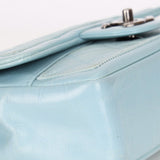 Chanel Single Flap Dusty Light Blue Calfskin RHW