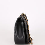 Chanel Braided Single Flap Black Calfksin AGHW
