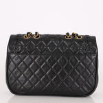 Chanel Braided Single Flap Black Calfksin AGHW