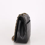 Chanel Braided Single Flap Black Calfksin AGHW