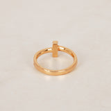 Tiffany & Co T Gold Diamond Ring