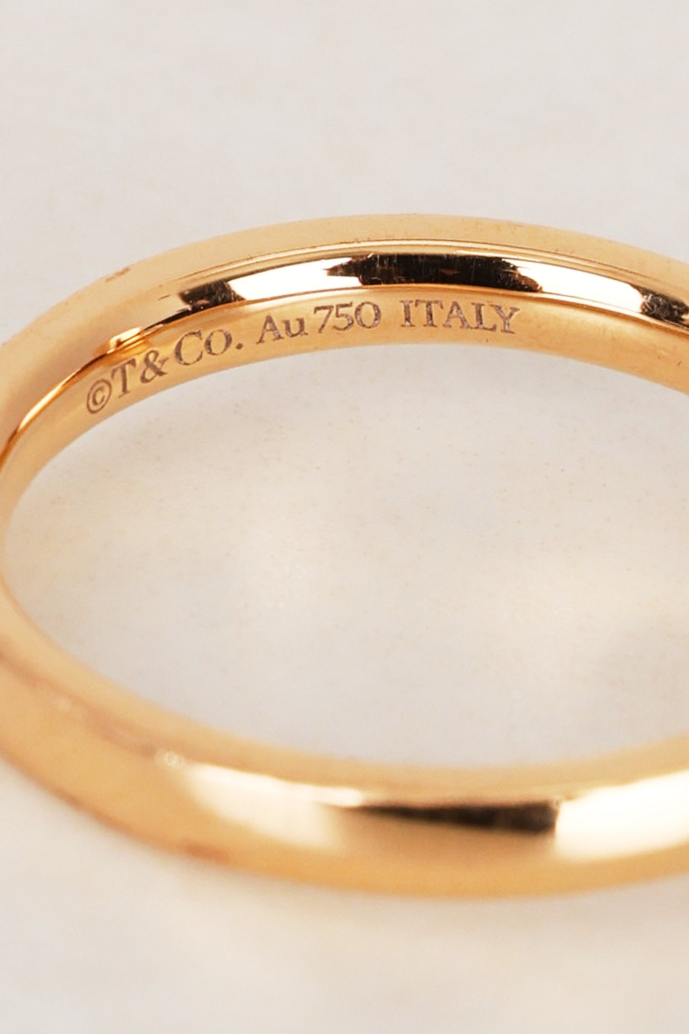 Tiffany & Co T Gold Diamond Ring