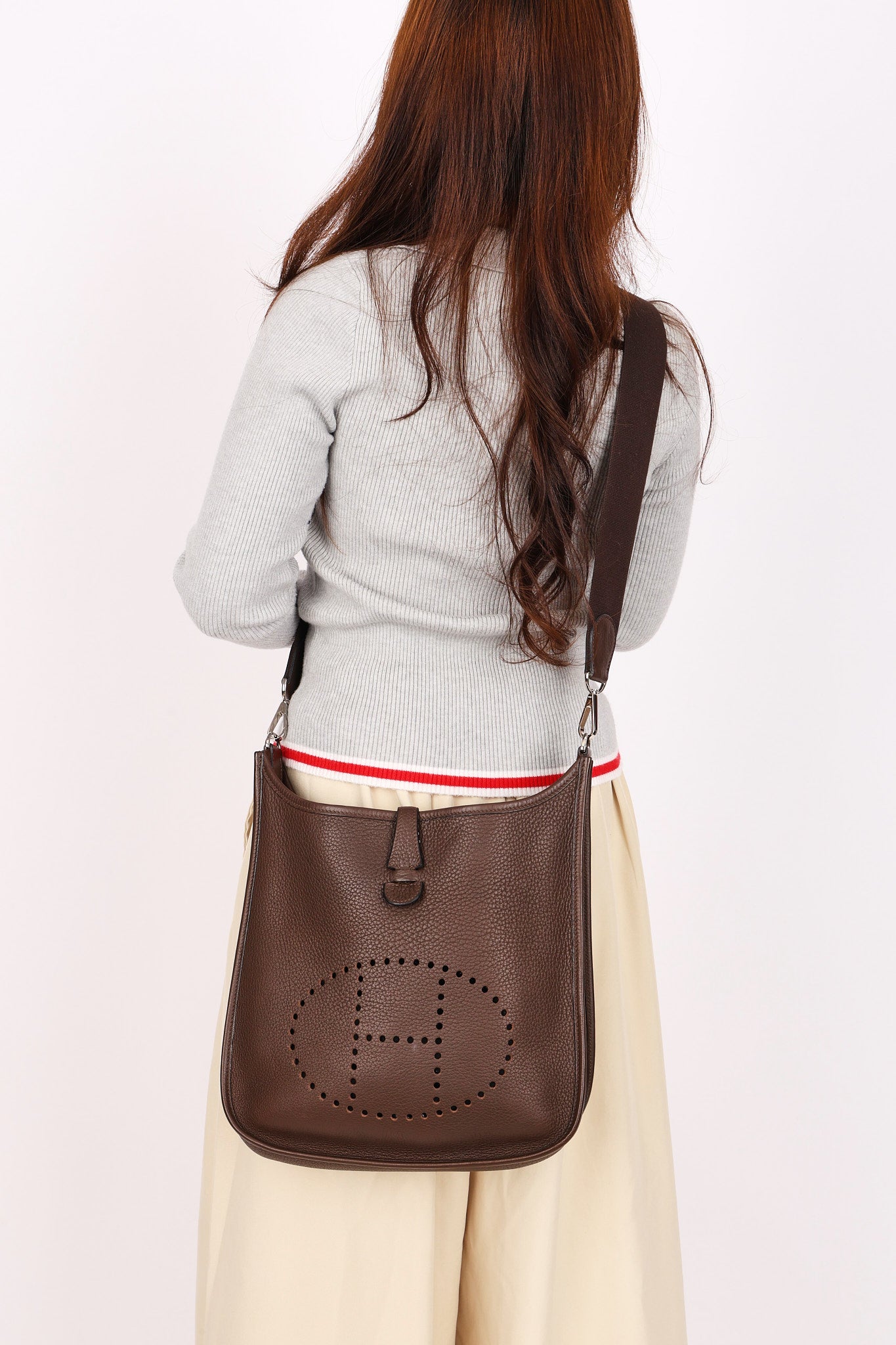 Hermès Evelyne PM Chocolat Clemence PHW 2007