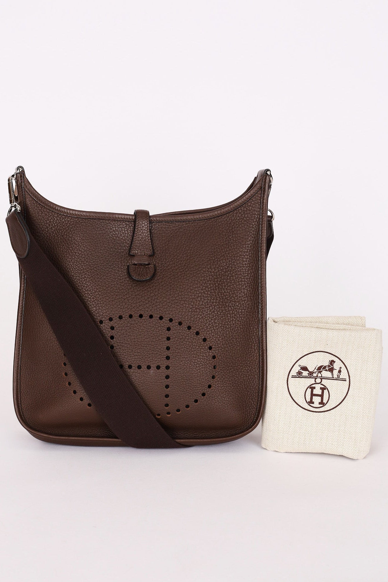 Hermès Evelyne PM Chocolat Clemence PHW 2007