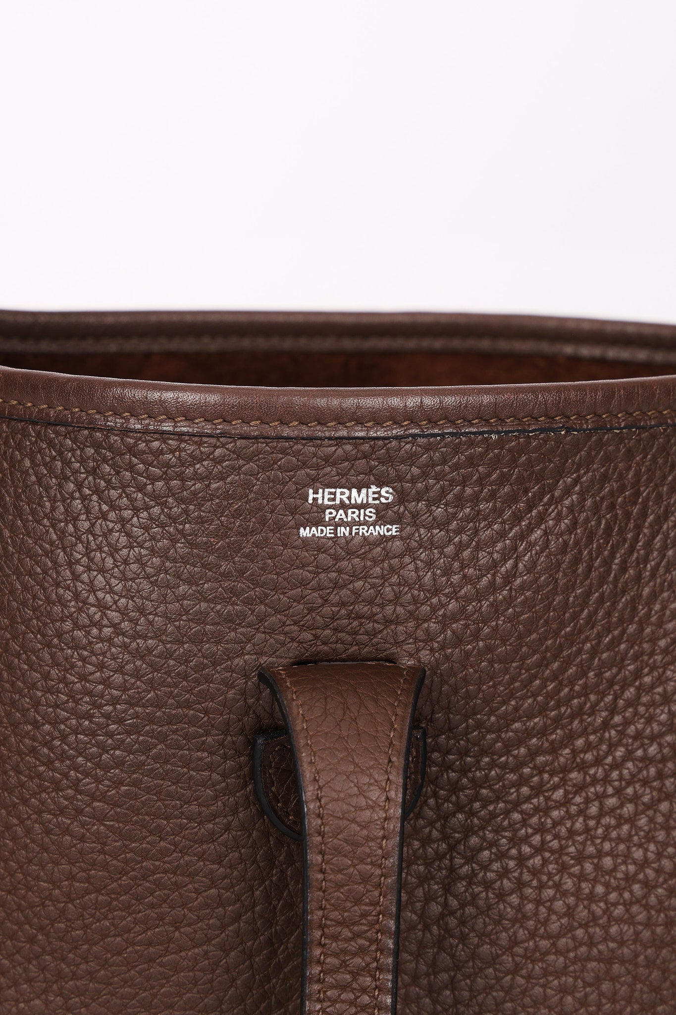 Hermès Evelyne PM Chocolat Clemence PHW 2007