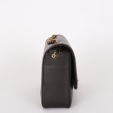 Chanel Medium Diana Flap Black Calfskin 24K GP
