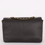 Chanel Medium Diana Flap Black Calfskin 24K GP