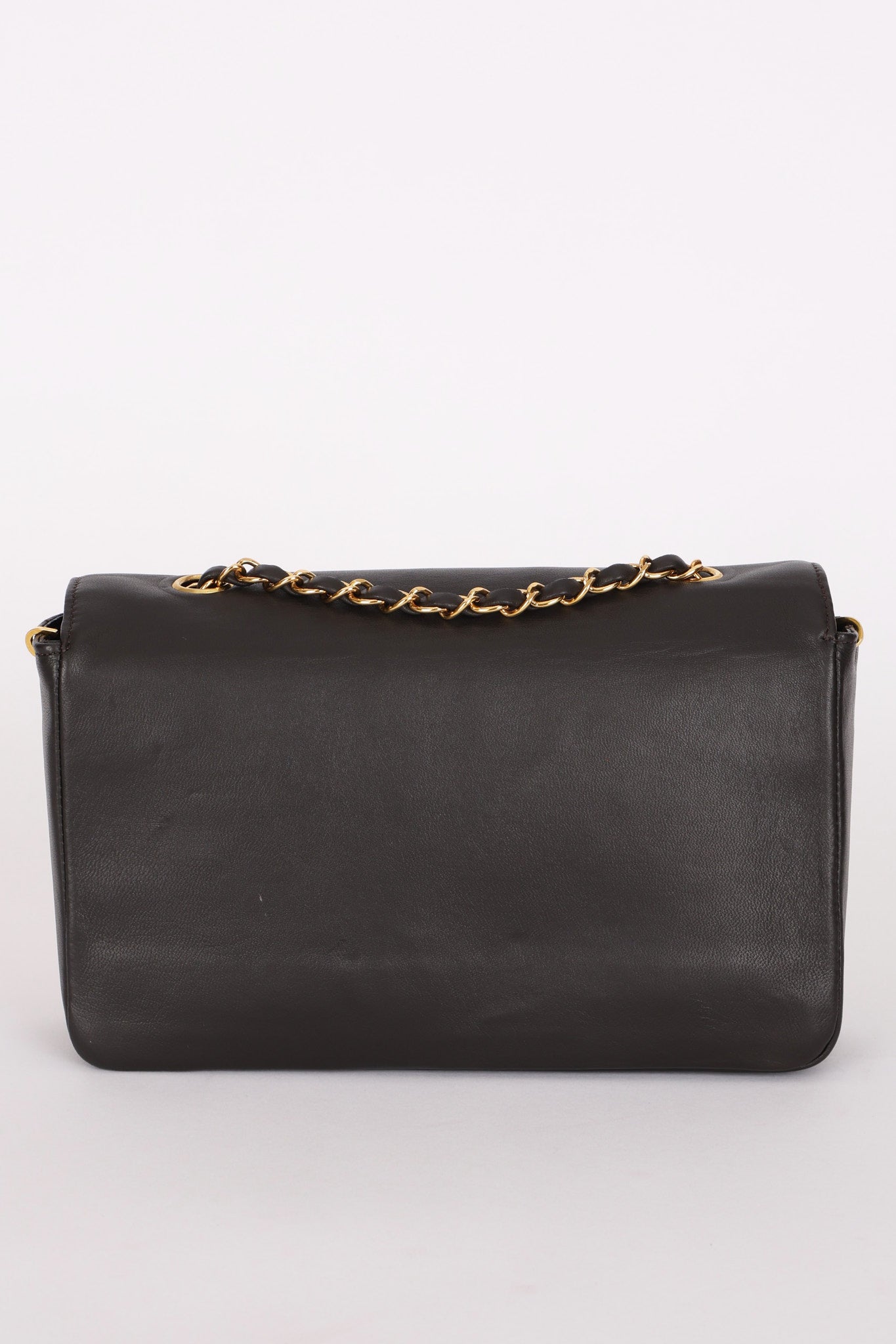 Chanel Medium Diana Flap Black Calfskin 24K GP