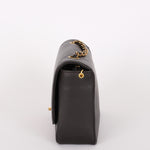 Chanel Medium Diana Flap Black Calfskin 24K GP