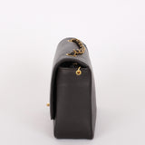 Chanel Medium Diana Flap Black Calfskin 24K GP