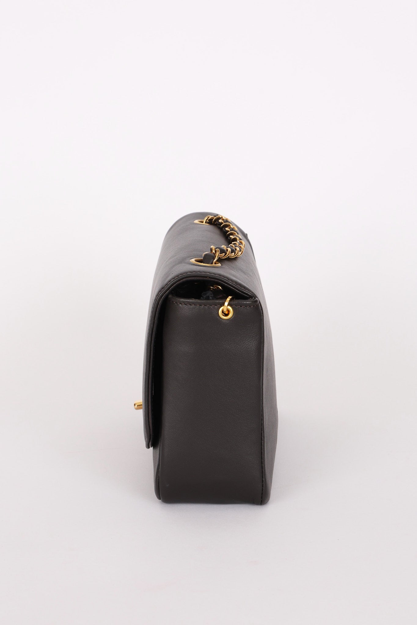 Chanel Medium Diana Flap Black Calfskin 24K GP