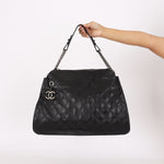 Chanel Crave Hobo Black Calfskin RHW