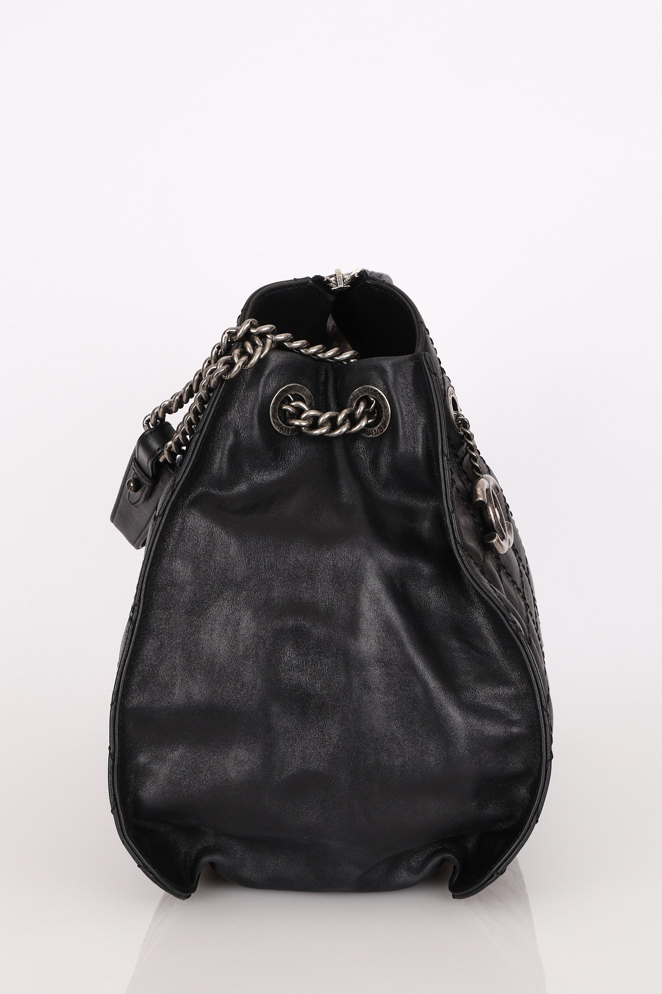 Chanel Crave Hobo Black Calfskin RHW
