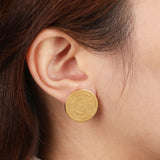 Hermès Gold Cleu De Selle Clip-On Earrings