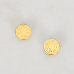 Hermès Gold Cleu De Selle Clip-On Earrings