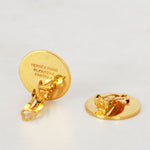 Hermès Gold Cleu De Selle Clip-On Earrings
