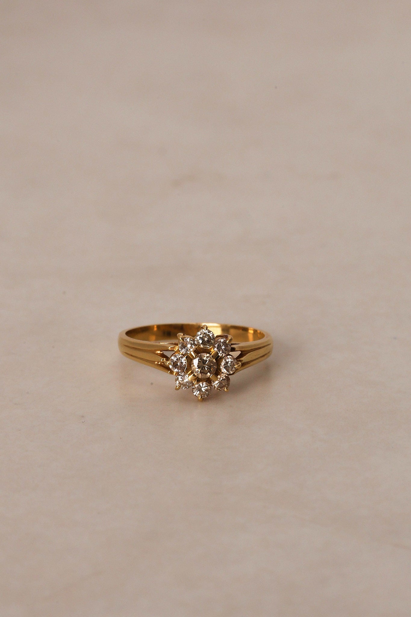 18K Gold & Diamond Ring