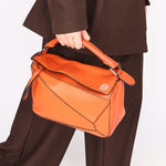 Loewe Small Puzzle Bag Burnt Orange