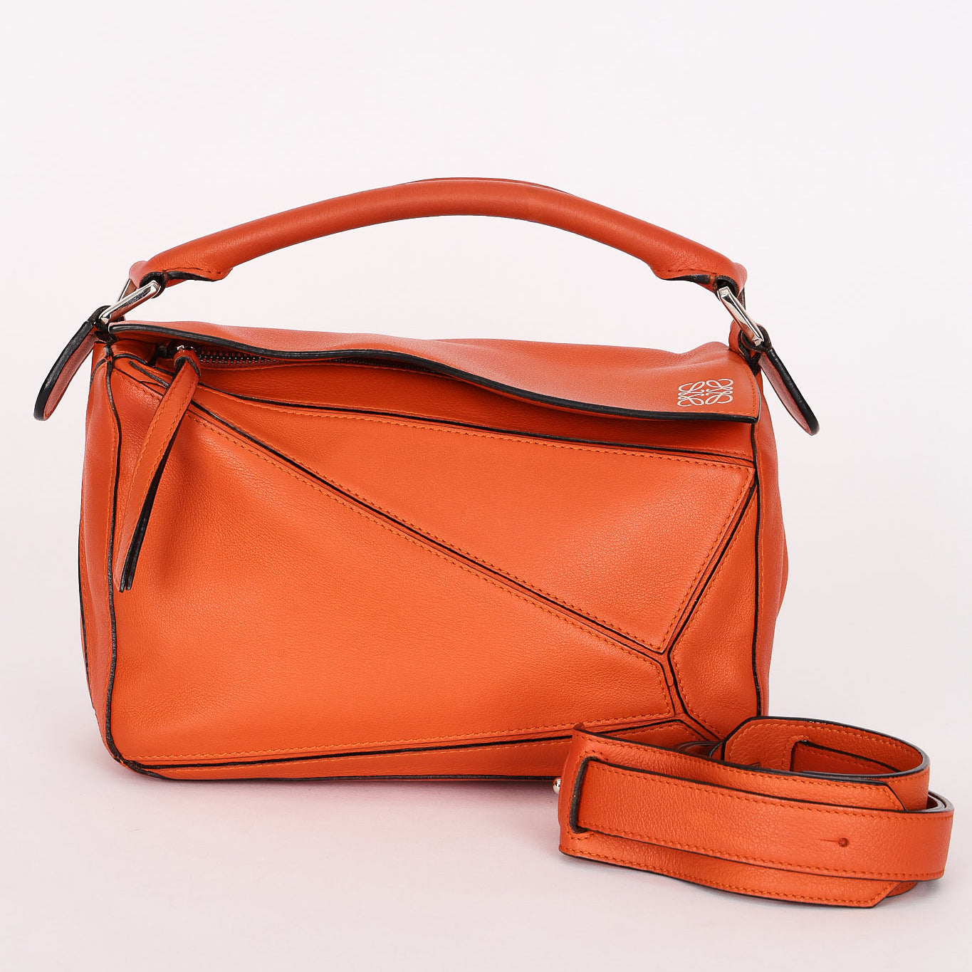Loewe Small Puzzle Bag Burnt Orange