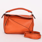 Loewe Small Puzzle Bag Burnt Orange