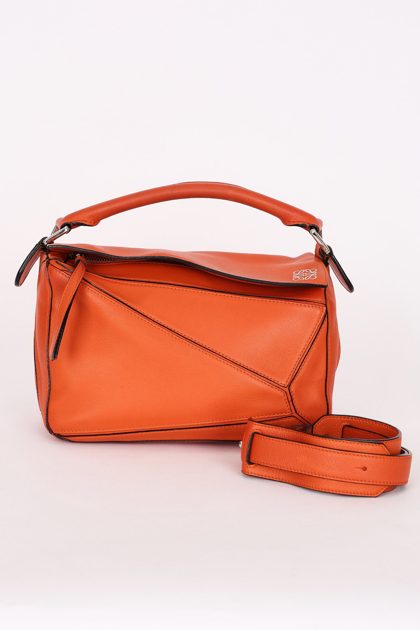 Loewe Small Puzzle Bag Burnt Orange