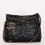 Chanel Puzzle Tote Black Patent 2008 AGHW