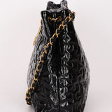 Chanel Puzzle Tote Black Patent 2008 AGHW