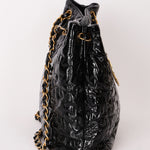 Chanel Puzzle Tote Black Patent 2008 AGHW