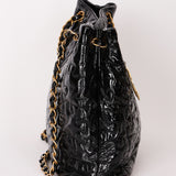 Chanel Puzzle Tote Black Patent 2008 AGHW