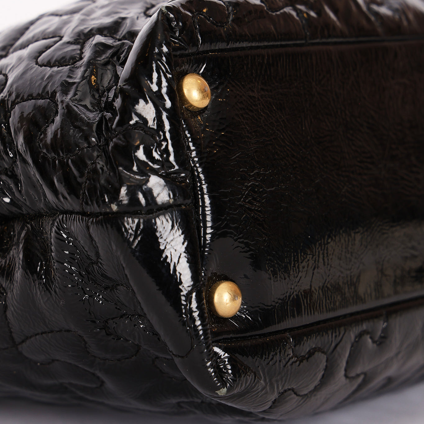 Chanel Puzzle Tote Black Patent 2008 AGHW