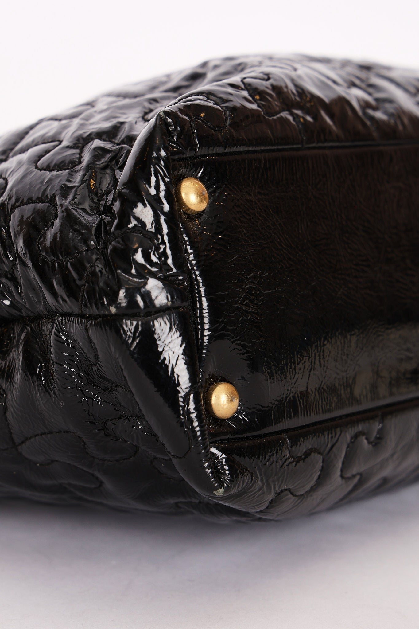 Chanel Puzzle Tote Black Patent 2008 AGHW