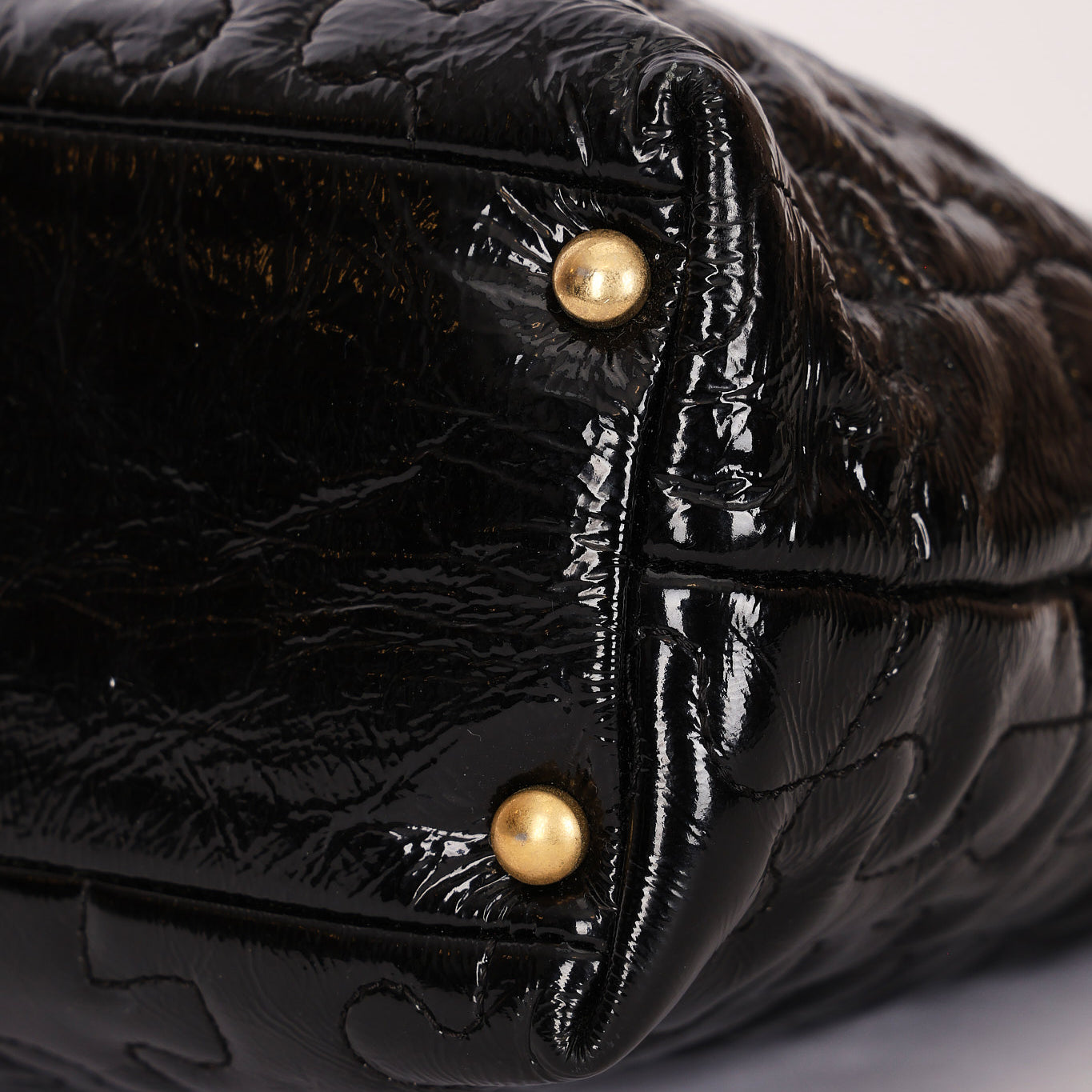 Chanel Puzzle Tote Black Patent 2008 AGHW