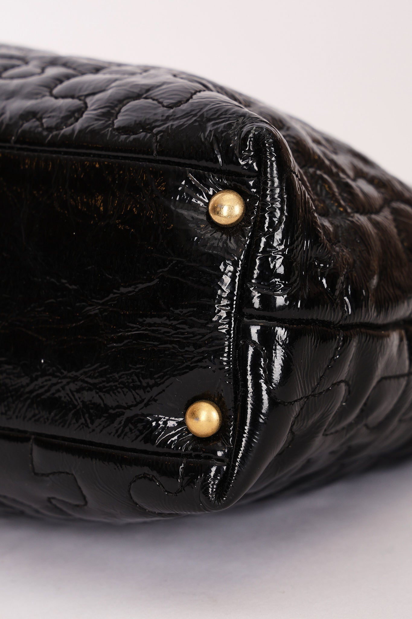Chanel Puzzle Tote Black Patent 2008 AGHW