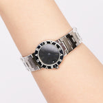 Bvlgari BB23SS Staineless Steel Onyx Watch 22mm