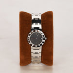 Bvlgari BB23SS Staineless Steel Onyx Watch 22mm