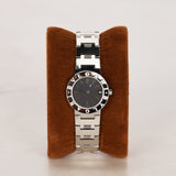Bvlgari BB23SS Staineless Steel Onyx Watch 22mm