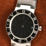 Bvlgari BB23SS Staineless Steel Onyx Watch 22mm