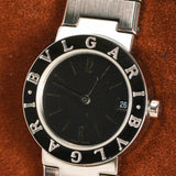 Bvlgari BB23SS Staineless Steel Onyx Watch 22mm
