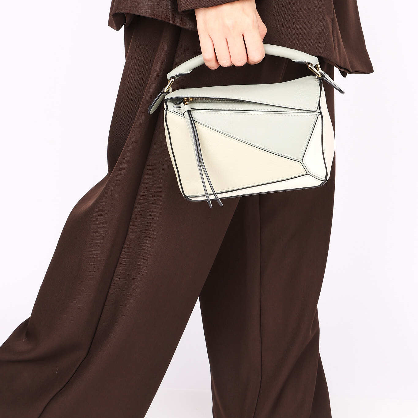 Loewe Tricolor Mini Puzzle Bag 2022