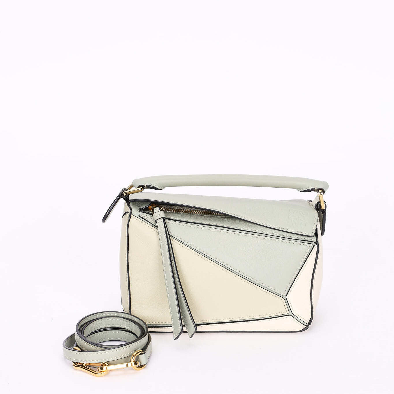 Loewe Tricolor Mini Puzzle Bag 2022