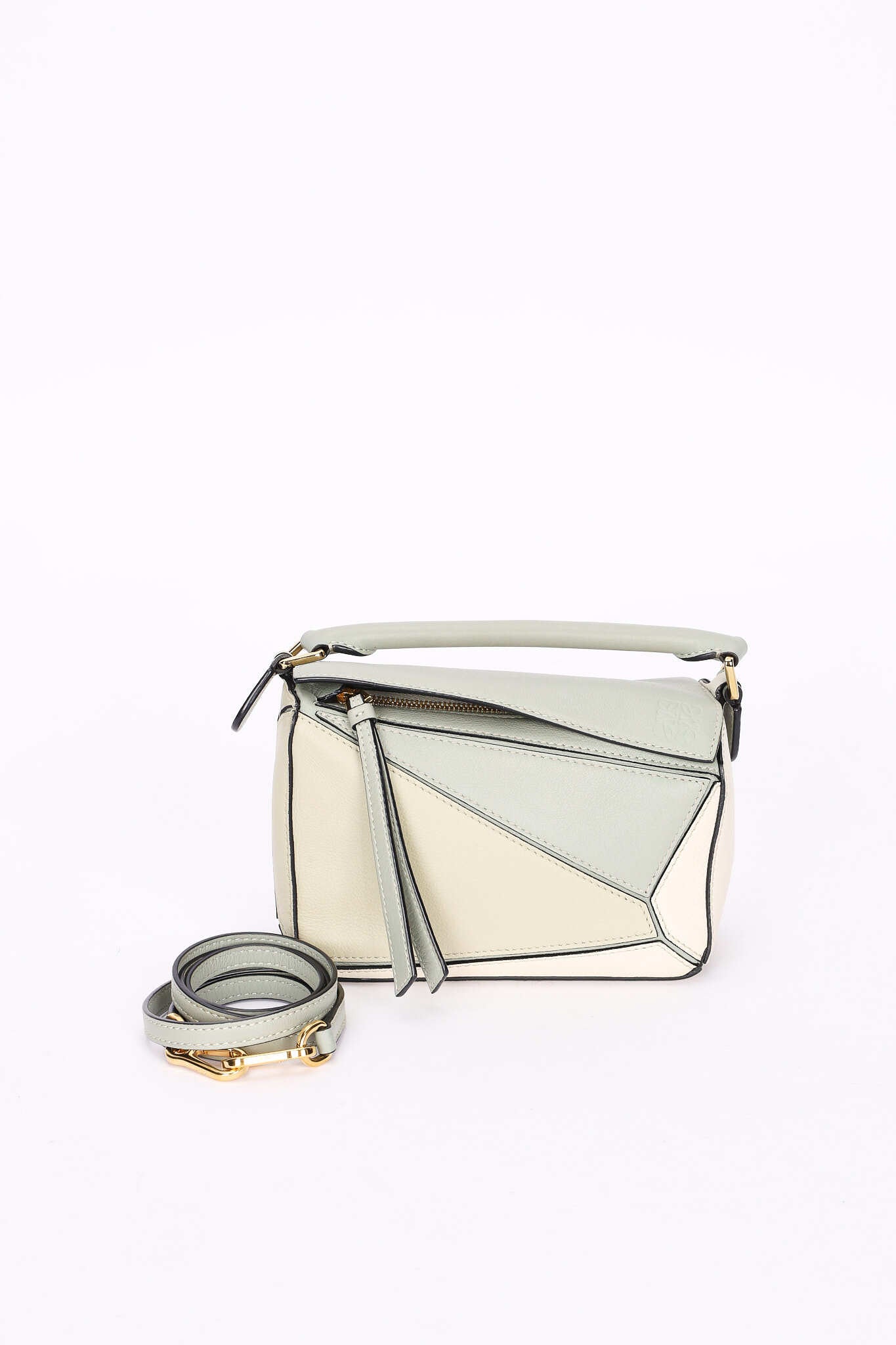 Loewe Tricolor Mini Puzzle Bag 2022