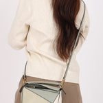 Loewe Tricolor Mini Puzzle Bag
