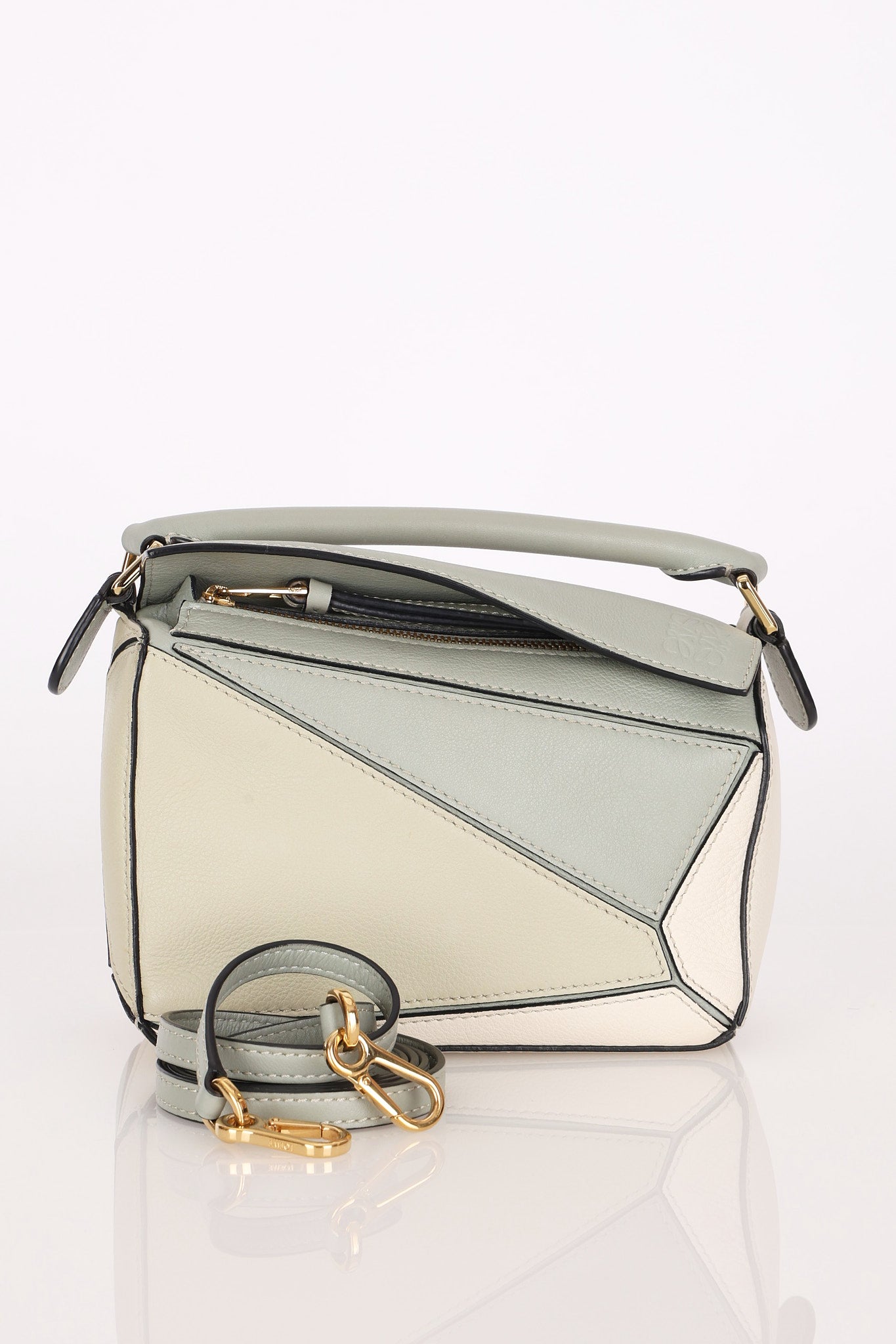 Loewe Tricolor Mini Puzzle Bag