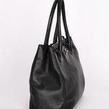 Chanel Tall Cerf Executive Shopping Tote Black Caviar 2001 RHW
