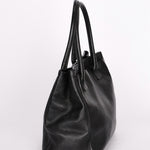 Chanel Tall Cerf Executive Shopping Tote Black Caviar 2001 RHW
