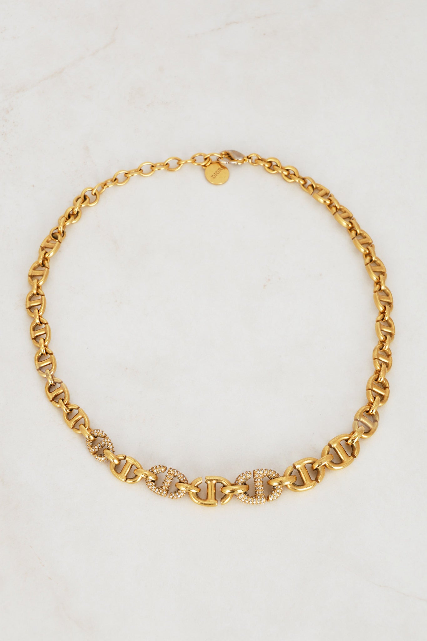 Dior CD Gold Necklace