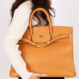 Hermès HAC 40 Gold Clemence GHW
