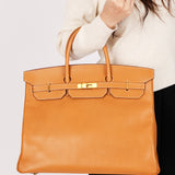Hermès HAC 40 Gold Clemence GHW