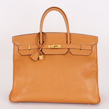 Hermès HAC 40 Gold Clemence GHW