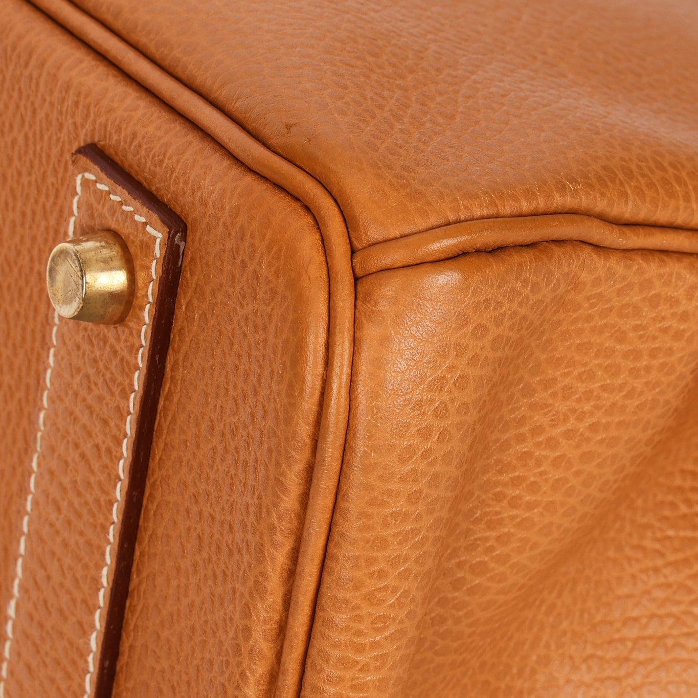 Hermès HAC 40 Gold Clemence GHW
